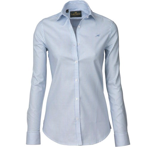 Laksen lady eton shirt - lady, sky