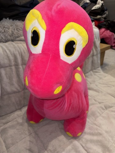 Large pink spotty dinosaur - dinosaur, hb