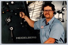 Man operating Heidelberg