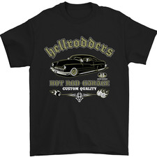 Hellrodders Hot Rod Garage Hotrod Dragster Mens T-Shirt 100% Cotton