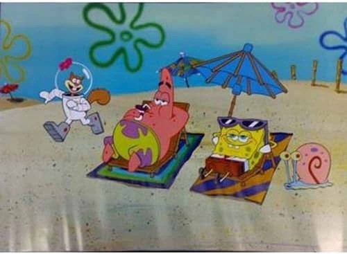 Aquarium ornament spongebob - ornament,
