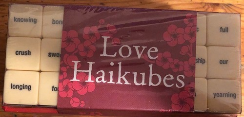 Sealed unopened love haikubes - love,
