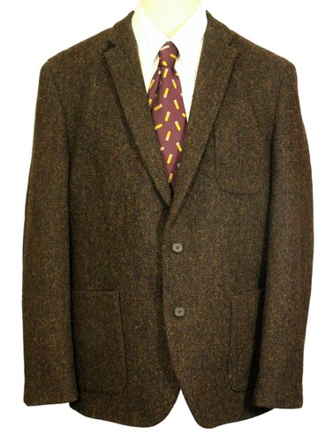 Harris tweed brown 46 - tweed, xl