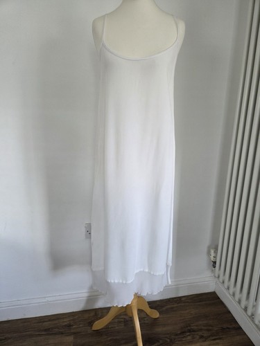 Out xile white slip dress - out,