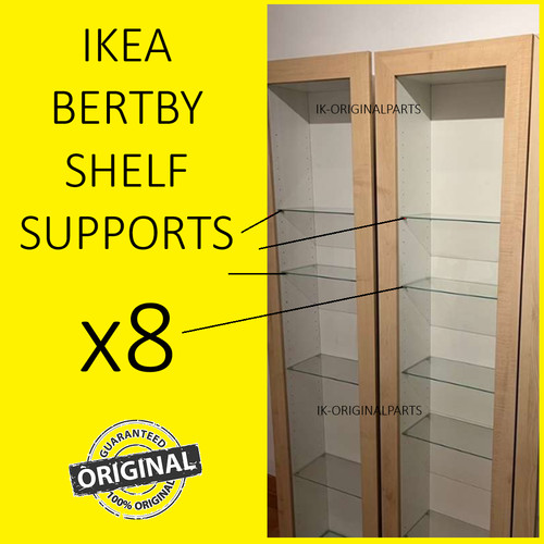 Ikea bertby glass shelf - glass,