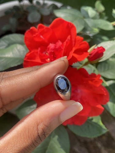 Vintage black hematite - vintage,