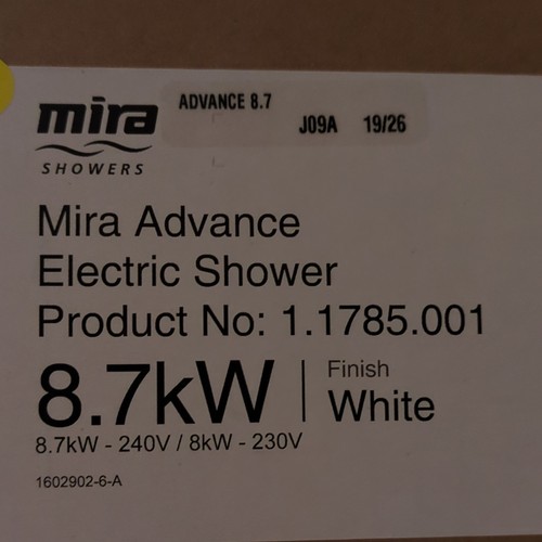 Mira advance white electric - advance,