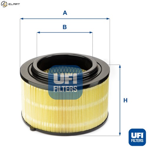 Air filter b74 for - for, ford
