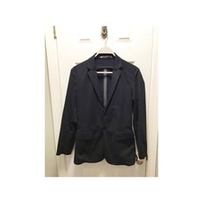 Ministry of Supply Men's Aviator Blazer Jacket Navy Blue 2 Button Size Medium