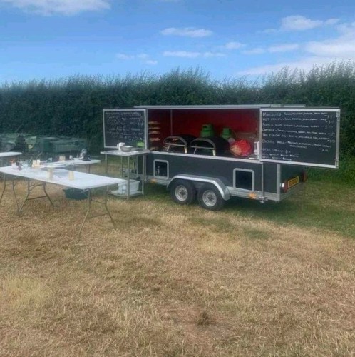 Twin axle pizza catering - twin,