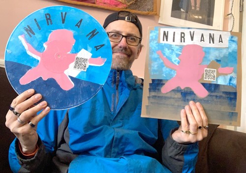 Nirvana nevermind art - 45,