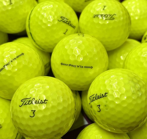 Titleist pro v1x - 12, yellow