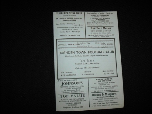 Rushden town kempston - rushden,