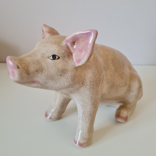 Large vintage ceramic - large, pig