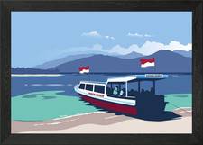 Catching the boat to Bali