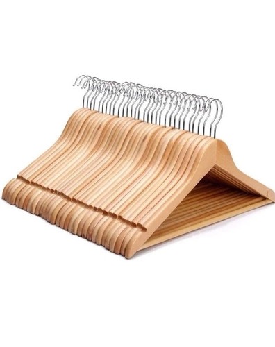 Clothing hangers wooden 10x - clothing,