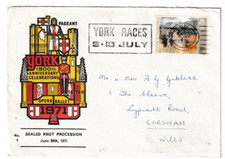 5/7/1971 UK GB Cover -Sealed Knot Procession - York Races 9 - 10 July