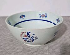 Vintage Antique Adams Calyx Ware England Hand Painted Large Fruit Bowl Floral