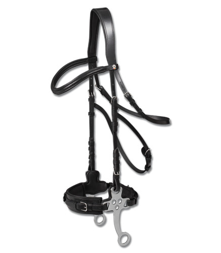 Horse leather bitless - horse,