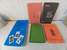 Old Cigarette Card Collecting Books Catalogues