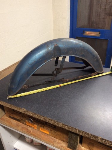 Vintage motorcycle mudguard - vintage,