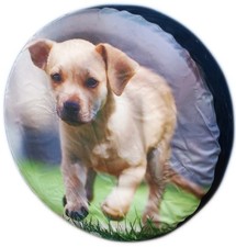 4X4 TYRE COVER DOG PUPPY SPARE WHEEL TIRE COVER HONDA SUZUKI FREELANDER RANGE