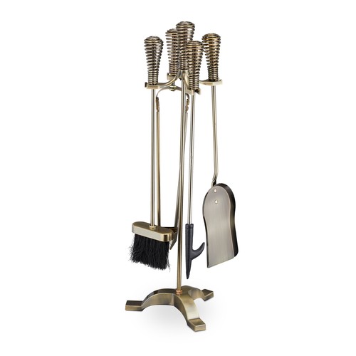 Fireplace tool set - , antique