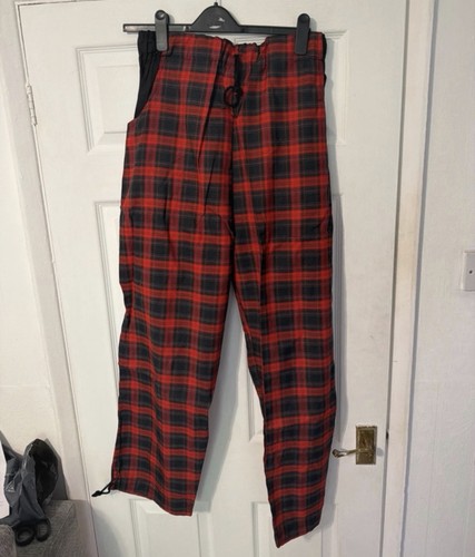 Tartan print elasticated - tartan,