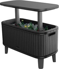 56L Chiller Serving Station, Keter 2 in 1 for Beverage and Snacks, Large