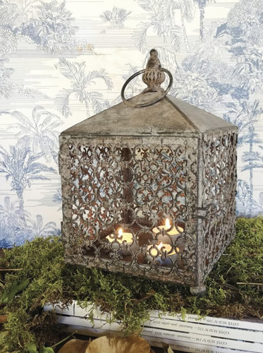 Antique filigree lantern - filigree,