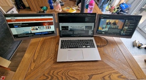 Portable triple screen - portable,