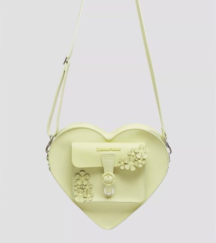 Martens green heart floral - dr,