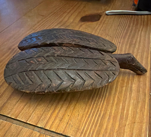 Hand carved wooden flying - carved,
