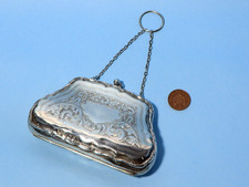 1917 Sterling Silver Purse on