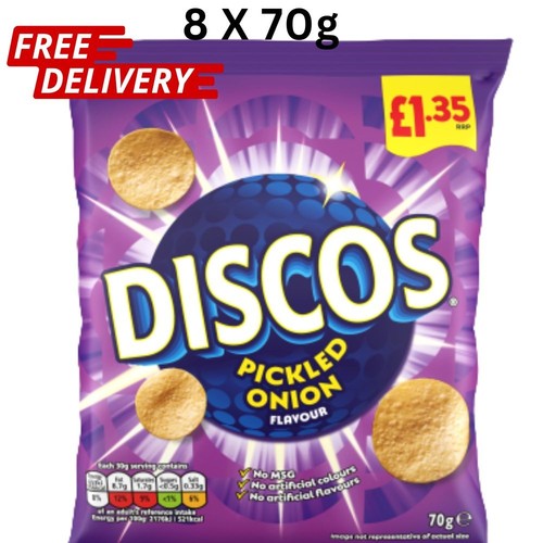 Discos pickled onion crisps - discos,