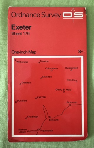 Vintage one inch map - one,