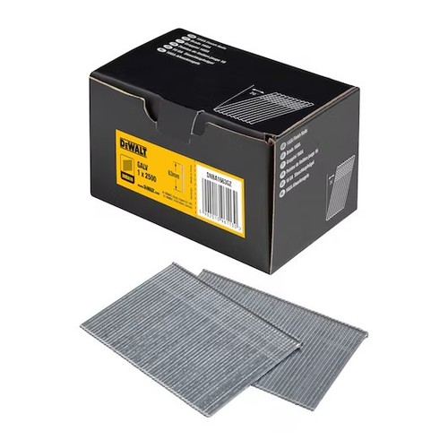 Dewalt 2nd fix nails 63mm - 2nd, 16ga