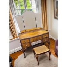 1930s Burr Walnut Dressing