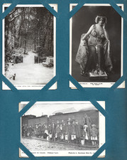 ALBUM OF 380 X 1905 -1940 POSTCARDS SOCIAL HISTORY MILITARY UK PLACES POLITICAL