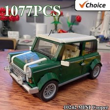 Mini Cooper compatible with 10242 design 1077pcs car model Technic building kit
