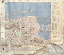 WW2 Vintage Map Wilhelmshaven