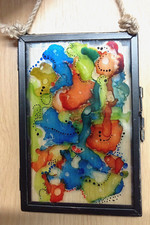 Org Alcohol Ink & Pen Painting