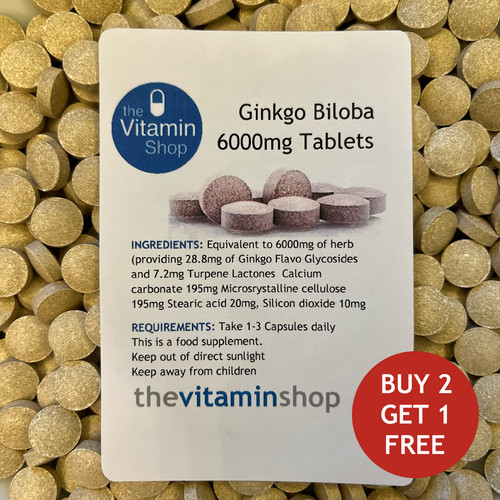 Ginkgo biloba 6000mg vegan - 6000mg,