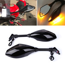 Pair Rearview Side Mirrors LED