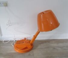 Vintage retro orange plastic Calor hood bonnet helmet stand hairdryer No 90 51