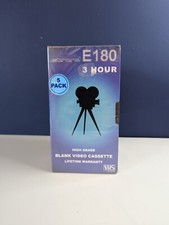 5 X STRAND E-180 3 HOUR VHS