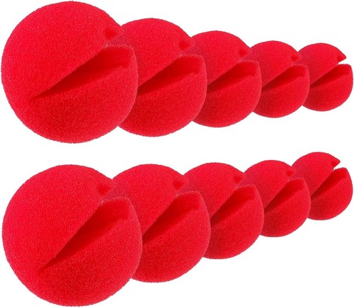 Red circus clown nose - red,