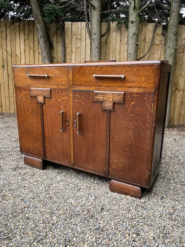 Art deco oak cocktail - deco,