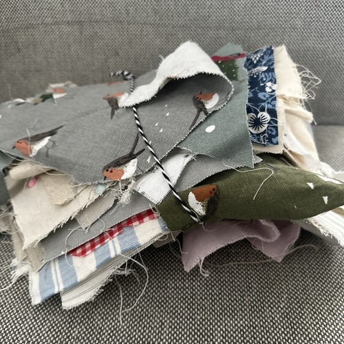 Fabric scraps including emily - fabric,