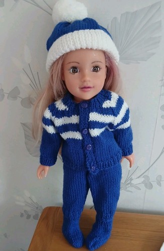 Hand knitted dolls - hand, outfit